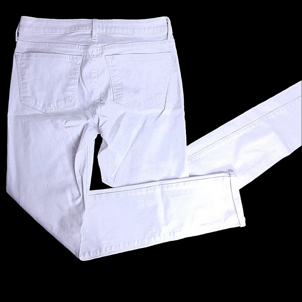 Cache Women's 4 Made in the USA Sparkly Slim Ankle Mid Rise Bottoms - Picture 9 of 12